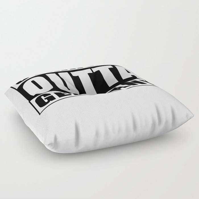 Straight Outta Germany Floor Pillow