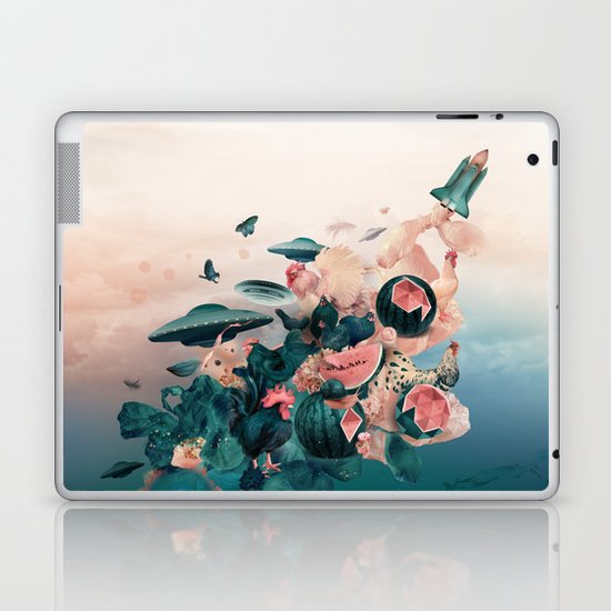Watermelon&Black cock Laptop & iPad Skin