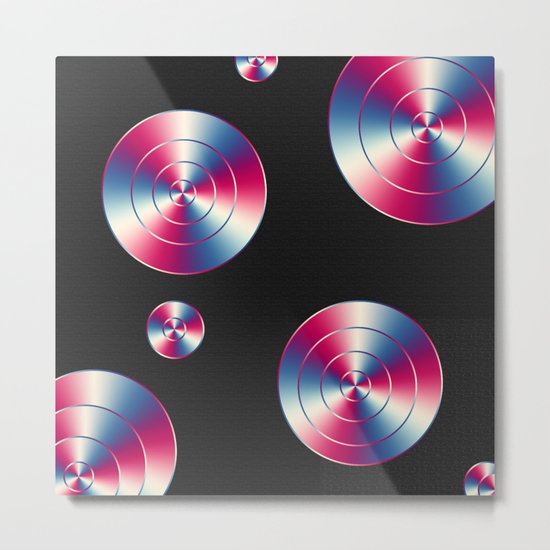Iridescent Metal Print