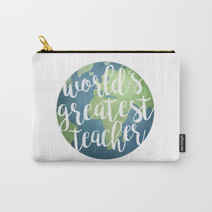 World's Greatest Teacher Carry-All Pouch