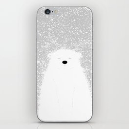 Its A Polar Bear Blinking In A Blizzard iPhone Skin