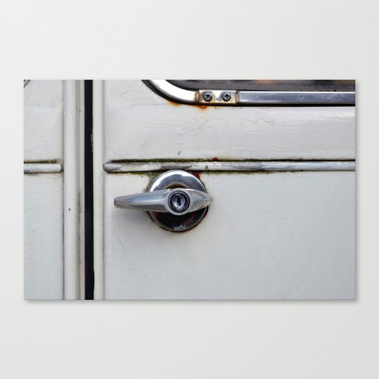 Rusty door Canvas Print