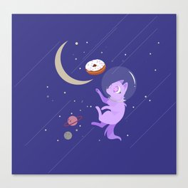 Space Donut Canvas Print
