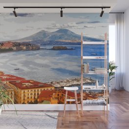 Italy. The Bay of Napoli Wall Mural