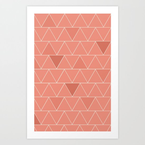 Alligator teeths Art Print