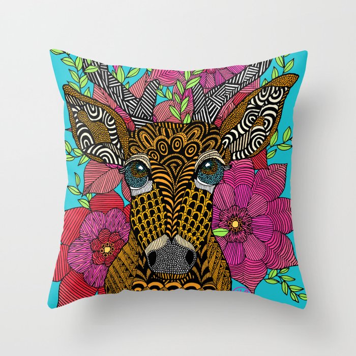 Steve the Stag ;) Throw Pillow