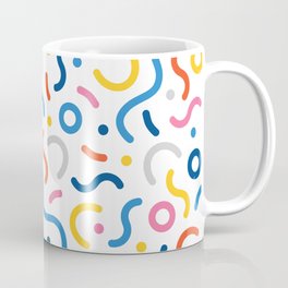 Memphis Inspired Pattern Coffee Mug