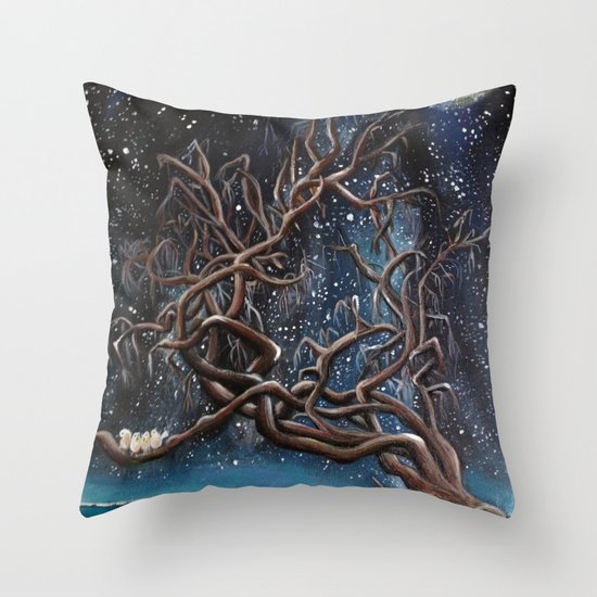 Night Throw Pillow