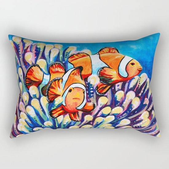 Clown Fish Rectangular Pillow