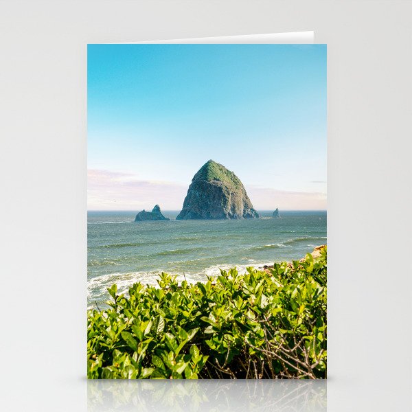 Haystack Rock Surreal Views | Travel Photography and Collage Stationery Cards