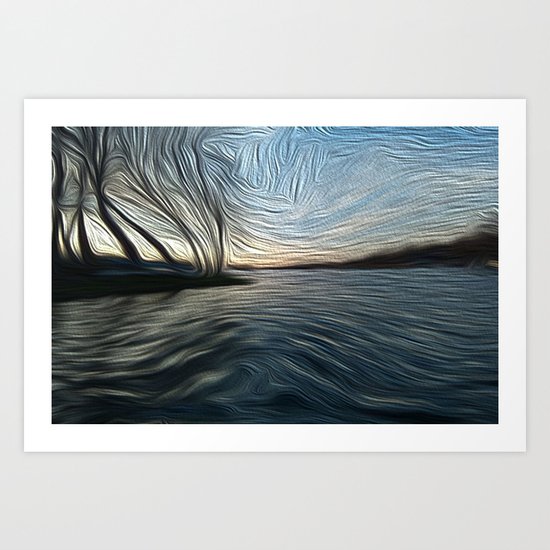 Lost in the Waves Art Print