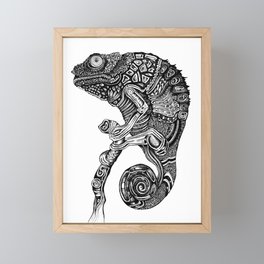 Chameleon Framed Mini Art Print