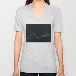 Bitcoin 2021 Fibonacci V Neck T Shirt