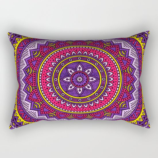 Hippie mandala 40 Rectangular Pillow