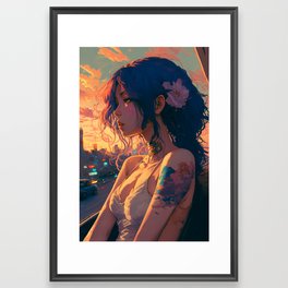 Hued Beauty Framed Art Print
