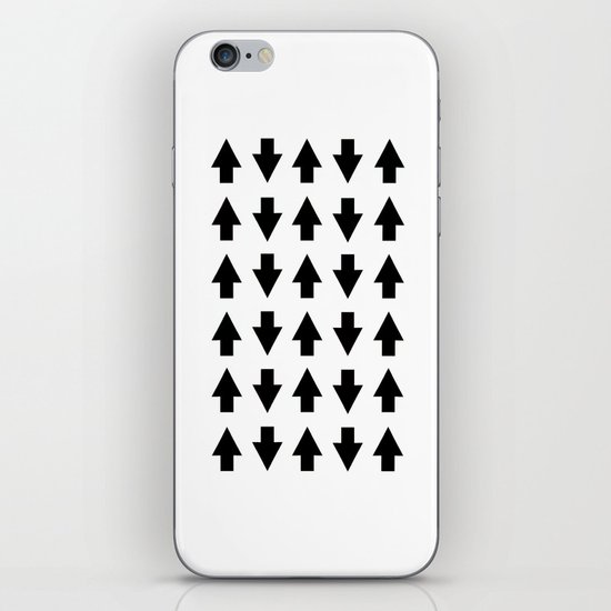 Arrows Black iPhone & iPod Skin