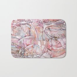 The Weaver's Thread Bath Mat | Rockpattern, Rockpatterns, Abstract, Pattern, Art, Natural, Texture, Painting, Shapes, Painterly 