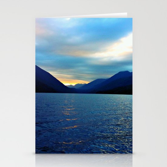 Floating in the Lake Stationery Cards