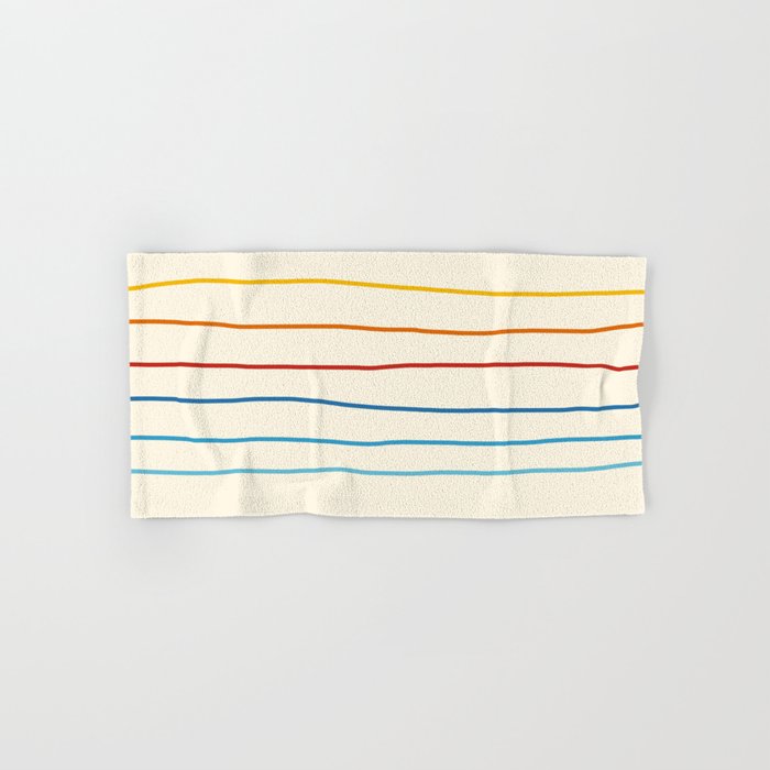 Bright Classic Abstract Minimal 70s Rainbow Retro Summer Style