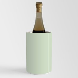 Gentle Medley Ultra Pale Mint Green Solid Color Pairs To Sherwin Williams Supreme Green SW 6442 Wine Chiller
