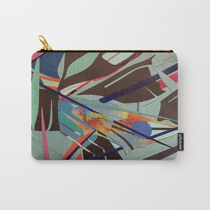 Music- Modern Abstract Geometric Carry-All Pouch