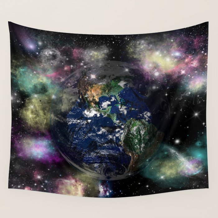 Lion Earth Wall Tapestry By Christophechiozzi Society6