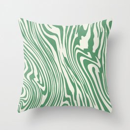 Swirling_Jade Throw Pillow