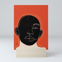 Black man  Mini Art Print