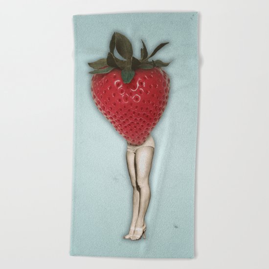 Strawberry Beach Towel