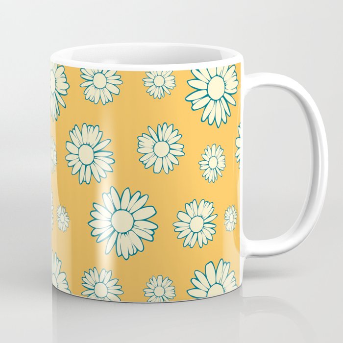 Joyful Chamomile pattern Coffee Mug