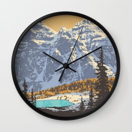 Banff National Park Wall Clock