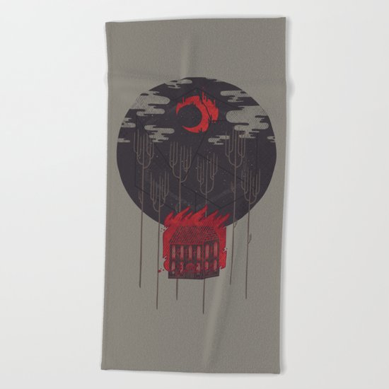 The Most Beautiful Night of All Beach Towel