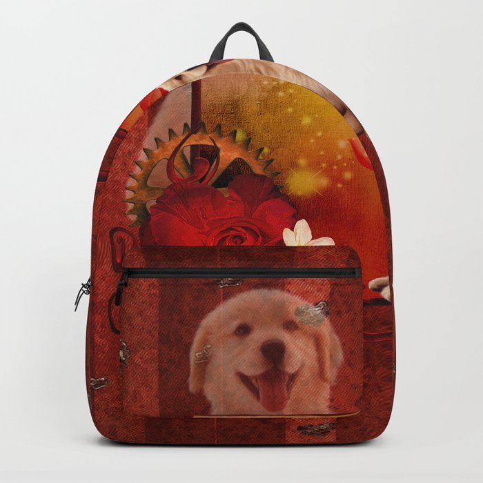 Sweet Golden Retriever Backpack By Nicky2342 Society6