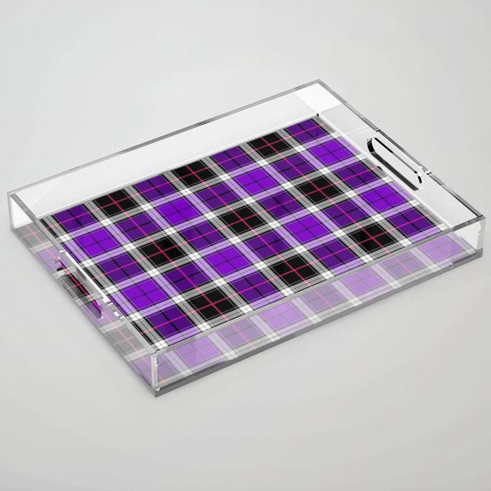 Knitted Purple Trendy Collection Acrylic Tray