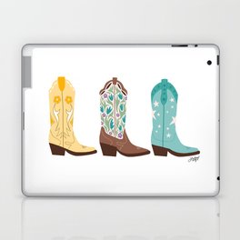 Cowboy Boots Illustration (Bright Palette) Laptop Skin