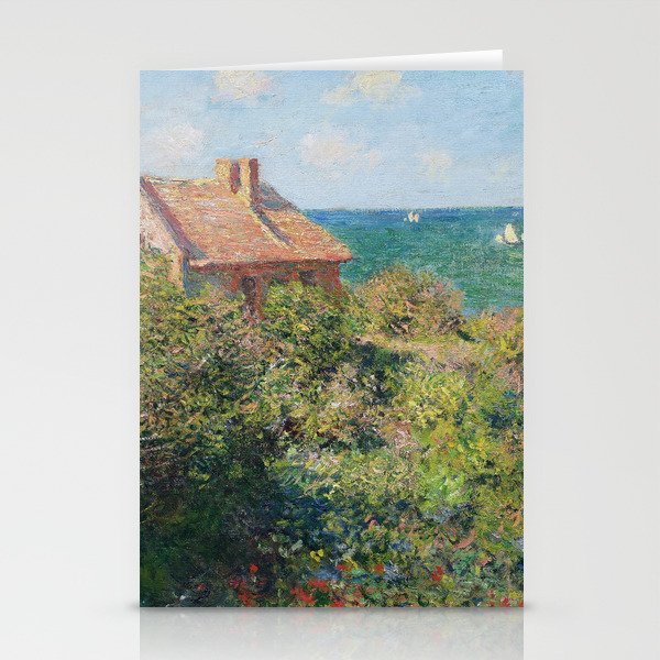 Fisherman's Cottage at Varengeville by Claude Monet Stationery Cards