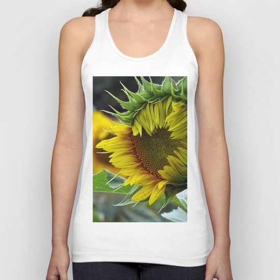 Sunflower Unfolds Unisex Tank Top