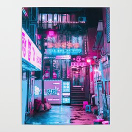 SEOUL NEON LIGHTS Poster