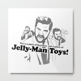 Jelly-Man Toys Metal Print | Stretcharmstrong, Digital, Waltermitty, Benstiller, Typography, Graphicdesign, Adamscott 