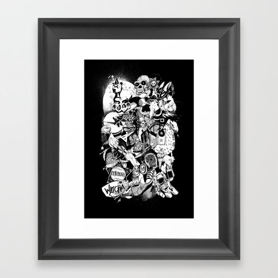 INSANITY Framed Art Print
