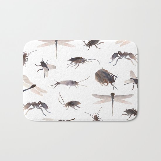 Insects Mix Bath Mat