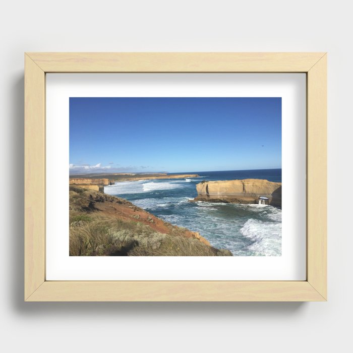 Great Ocean Road Recessed Framed Print