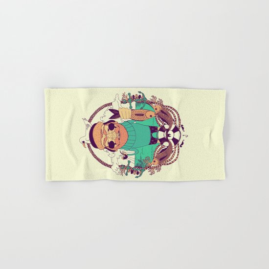 Fisherman Hand & Bath Towel