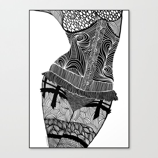 La femme 01 Canvas Print
