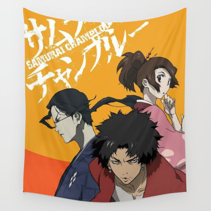 Samurai Champlo Wall Tapestry