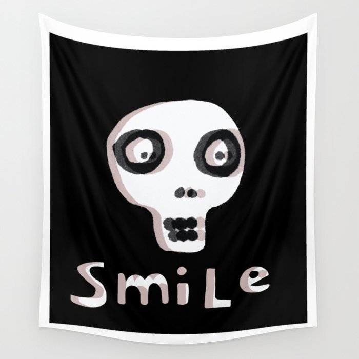 Don't Tell Me To Smile! Wall Tapestry