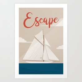 Escape Art Print