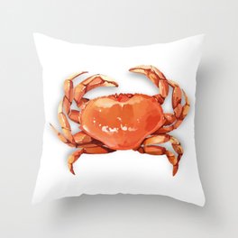 The Crab Throw Pillow