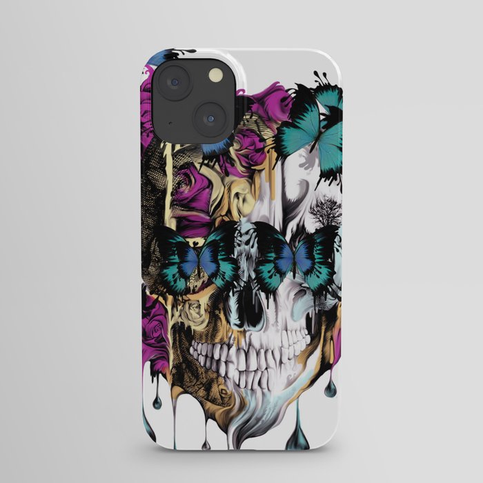 Flomo Butterfly Skull iPhone Case