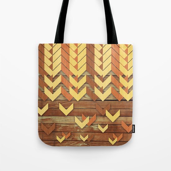 ZigZag Woody Tote Bag